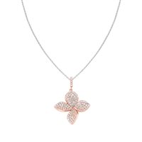 Necklace Amen Woman Natura in Silver Zircone CLFIRBZ - CLFIRBZ